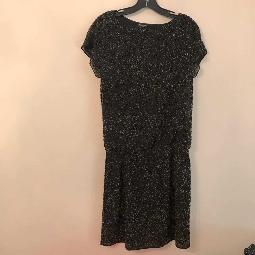 Talbots Beaded Drop Waist Dress